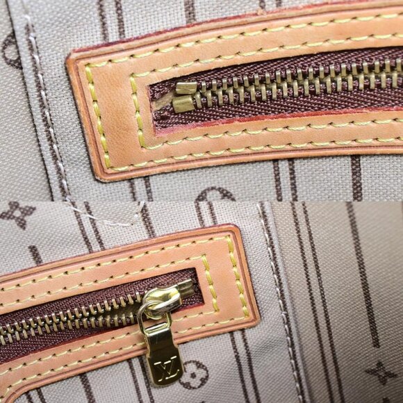 LOUIS VUITTON Neverfull PM Shoulder Tote Bag Monogram Leather - Picture 7 of 16